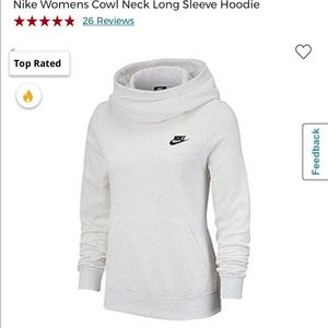 Nike Pullover Dri Fit Hoodie Cowl Neck